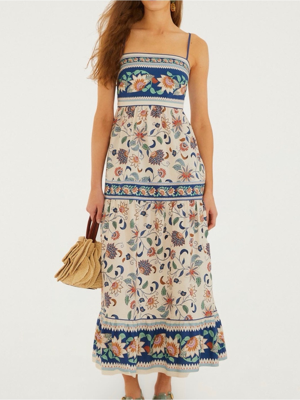 NWT Farm Rio Delhi Floral Tapestry Print Sundress- Small
